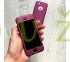 360° kryt Mate silikónový iPhone 5/5S/SE - fialový